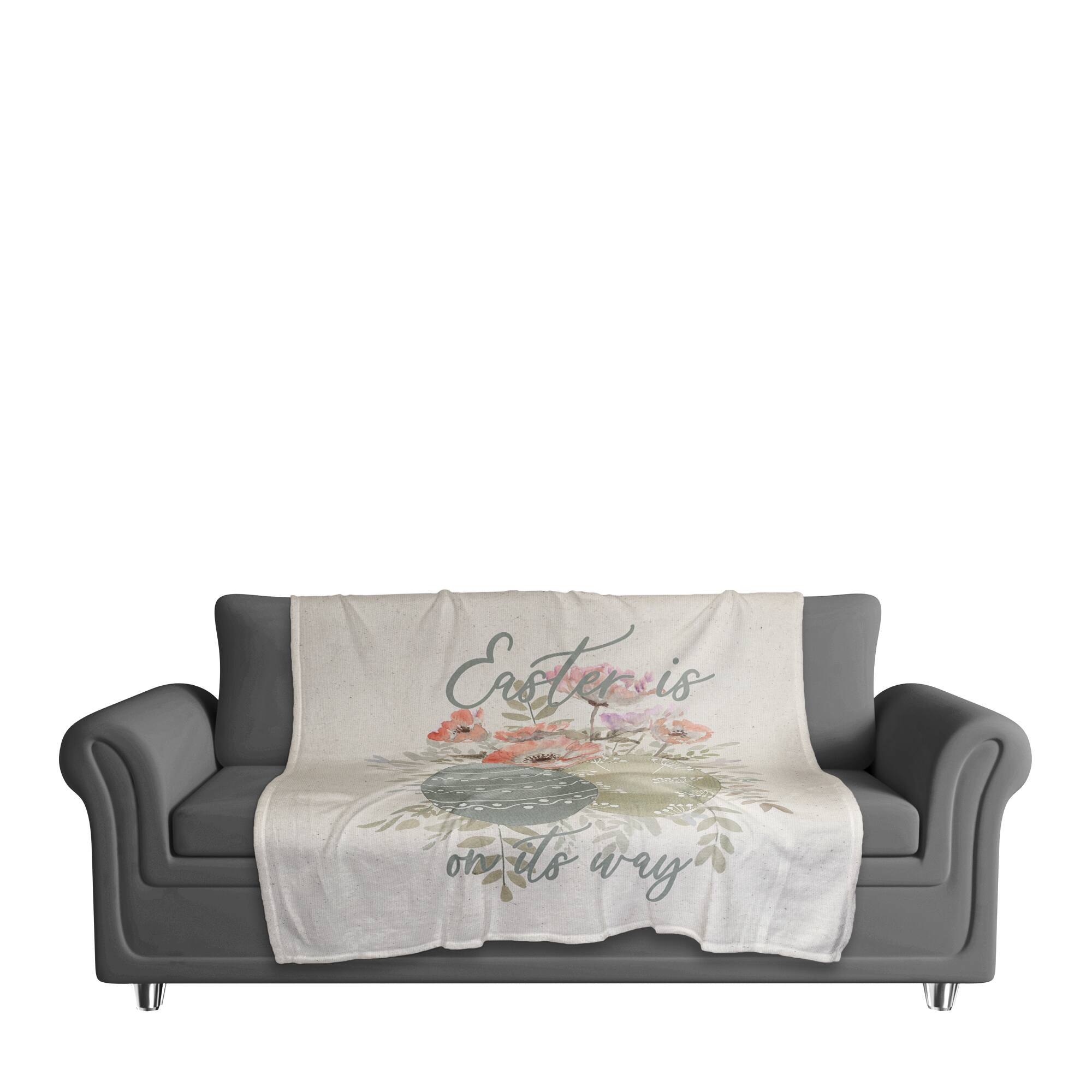 Easter On Its Way 4 50" x 60" Coral Fleece Blanket